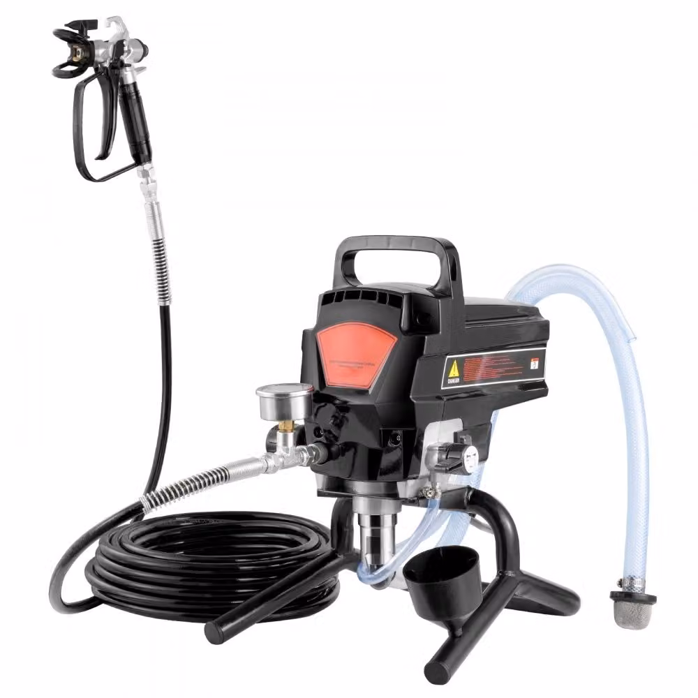 Spruzzatore airless autonomo, 950 W, 3000 PSI, sistema di spruzzatura airless elettrico, portatile.