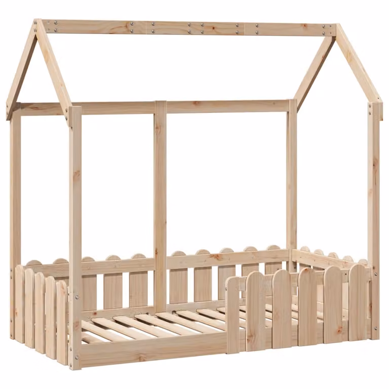 Maison Exclusive - Lettino a casetta 70x140 cm in legno massello di pino
