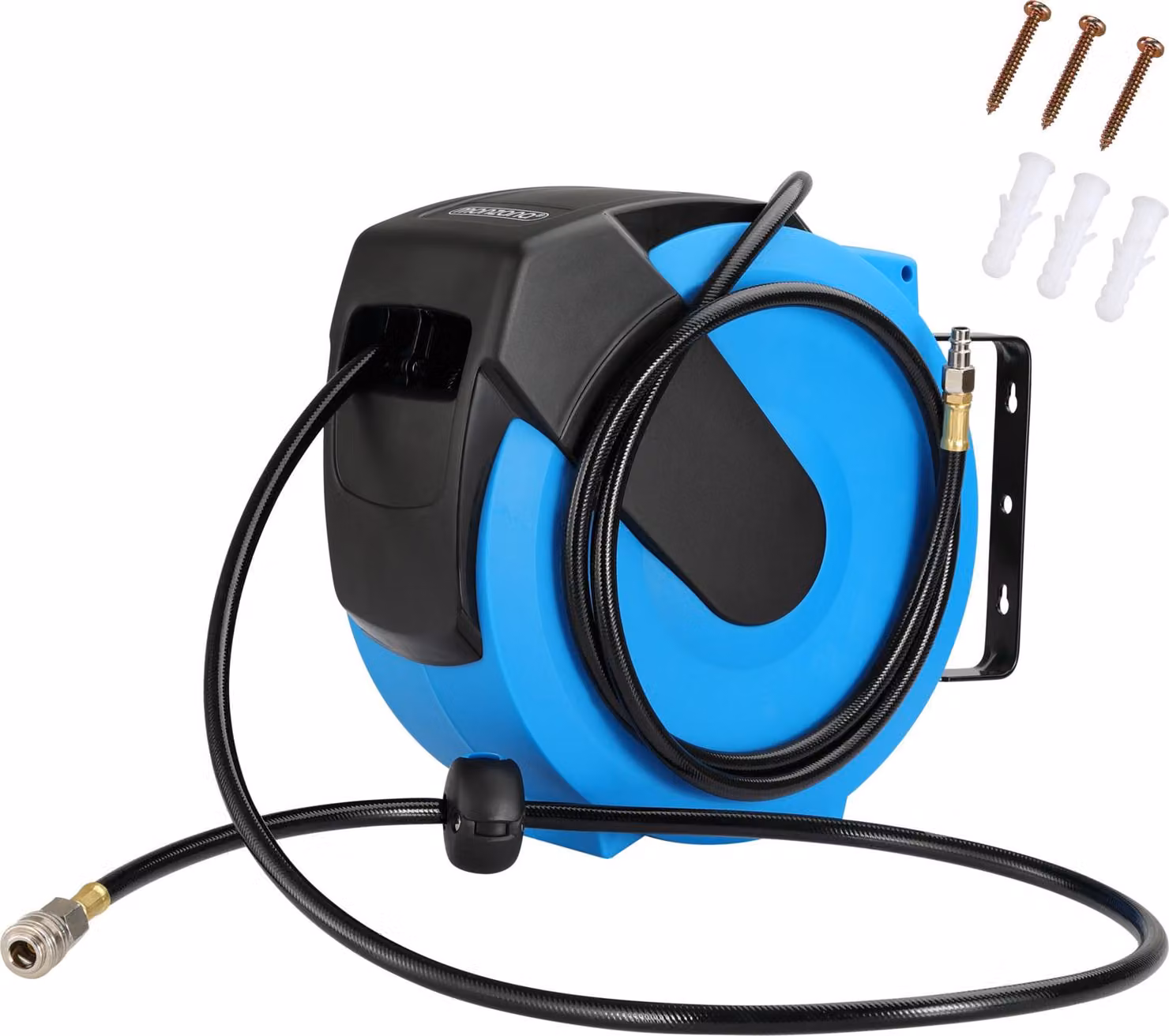 Monzana Avvolgitubo ad Aria Compressa Tubo 20m Attacco 1/4"
