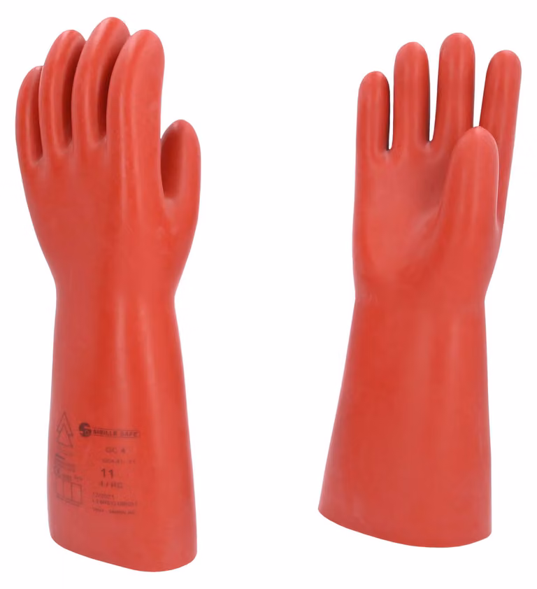 KS TOOLS Guanto di protezione per elettricisti con protezione meccanica taglia 11 classe 4 rosso - 117.0082