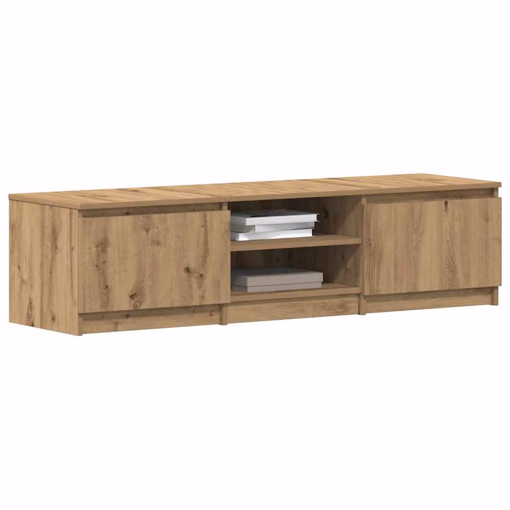 Mobile Porta TV vidaXL Rovere Artigianale Marrone L: 140 cm, P: 40 cm, H: 36 cm
