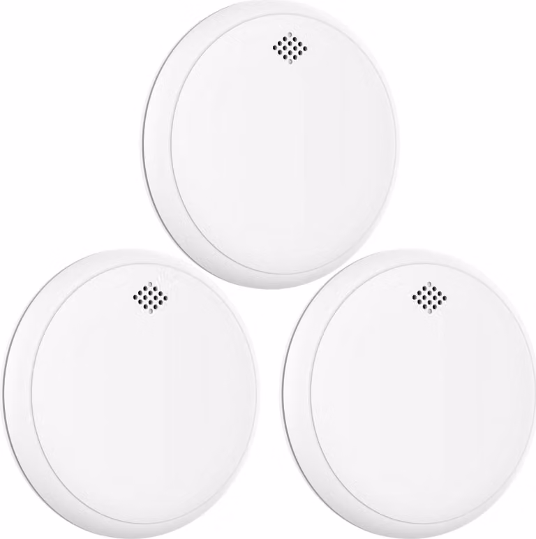 Aroha Safety Pro Rilevatore Di Fumo E Monossido Di Carbonio - Batteria Da 10 Anni - Allarme Antincendio & Monossido Di Carbonio Sleep Line - 3 pezzi