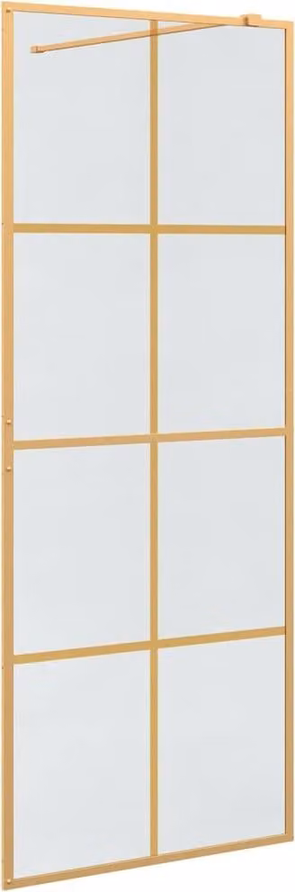 Parete Doccia Walk-in Oro 80 x 195 cm vetro temperato