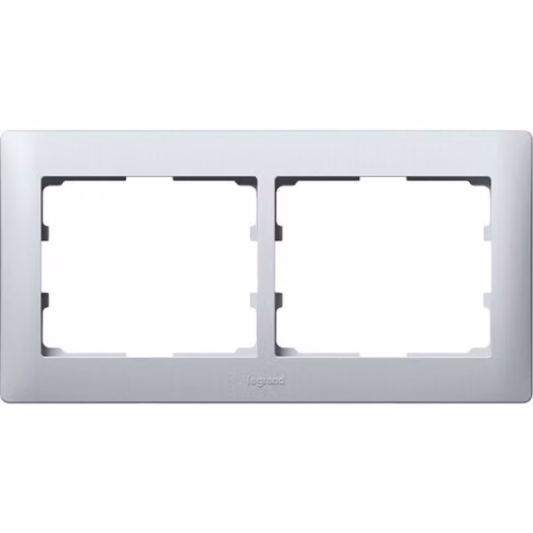 Legrand FRAME 2-FOLD SOFT ALU HORIZ. (771302 GALEA)