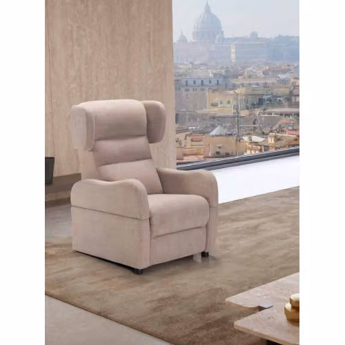 Poltrona relax con alza persona e meccanica rinforzata Vittoria - Spazio Relax