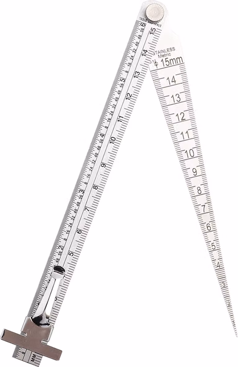 Calibro per conicità in acciaio inox Strumento meccanico per la misurazione del divario