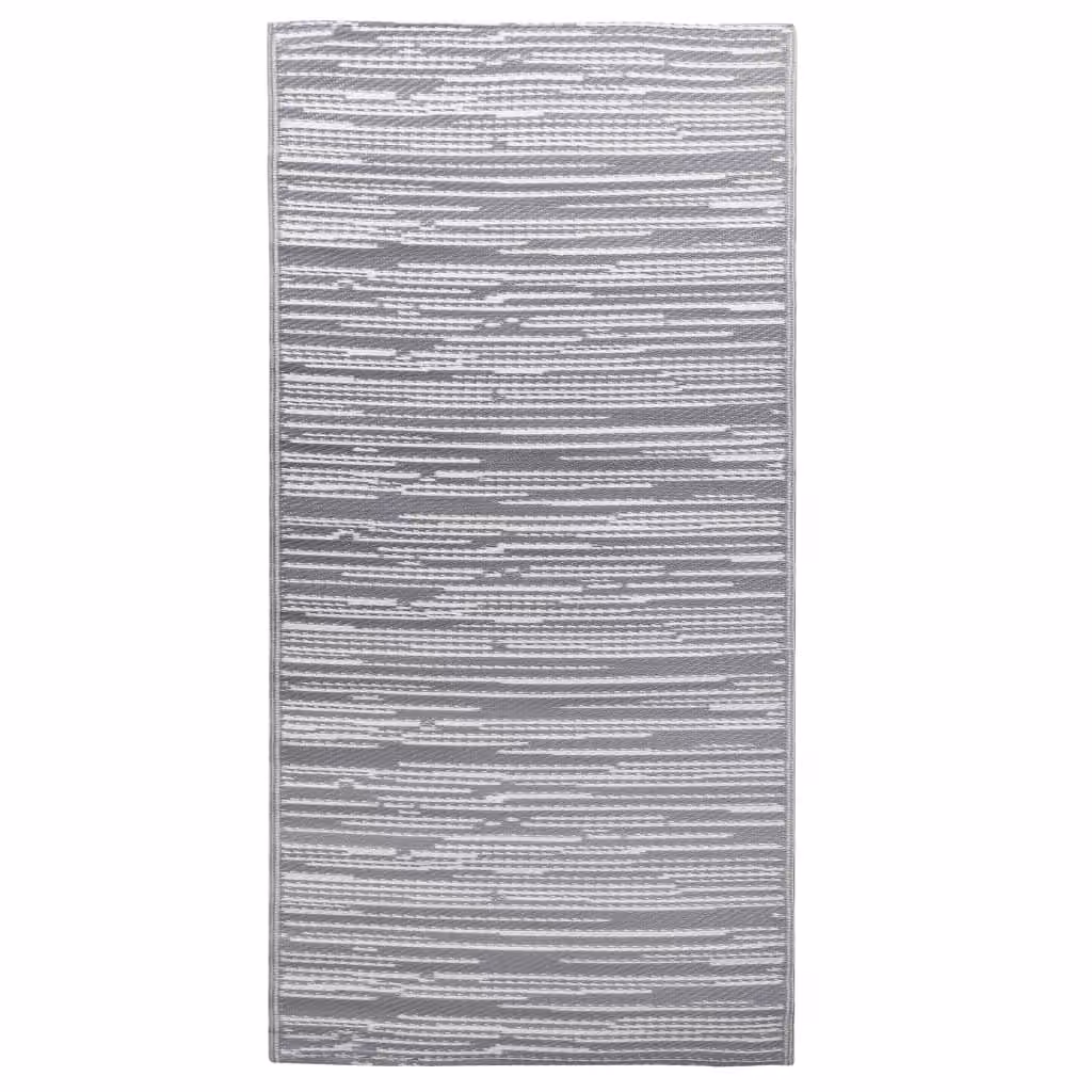 Tappeto da Esterni ARAKIL Grigio 190x290 cm in PP