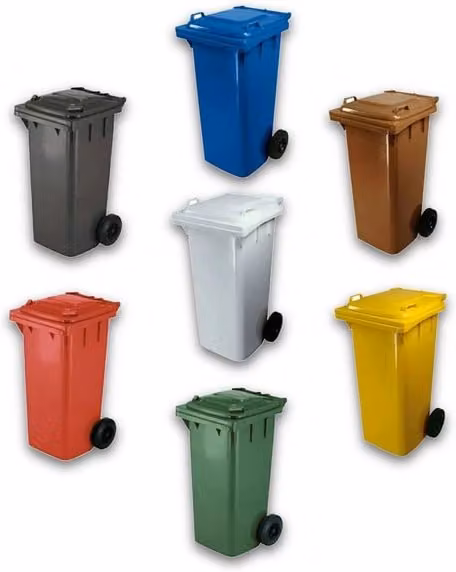 Bidone per la Raccolta Differenziata 240 l Colore Blu