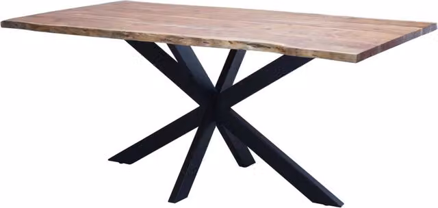 Tavolo da pranzo in legno di acacia 180x90 cm - GRANT