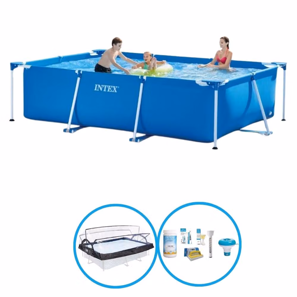 Intex Pool Telaio rettangolare 300x200x75 cm - Set piscina