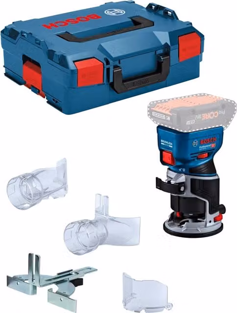 Rifilatore Bosch GKF 18V-8 con L-Boxx 136 blu