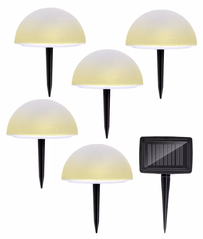 Lampada da esterno solare Grundig, con picchetto da terra – Lanterna solare RGB e luce calda – Grado di protezione IP44, resistente agli schizzi
