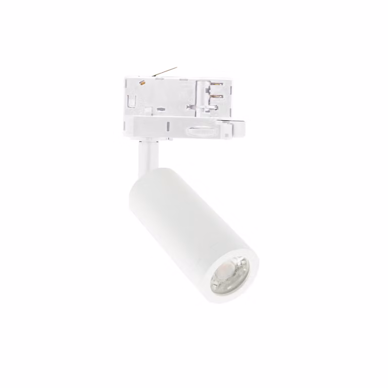 faretto a 3 circuiti GU11/MR11 35mm 230V IP20 36x95x175 bianco MADARA SLIM - per binario
