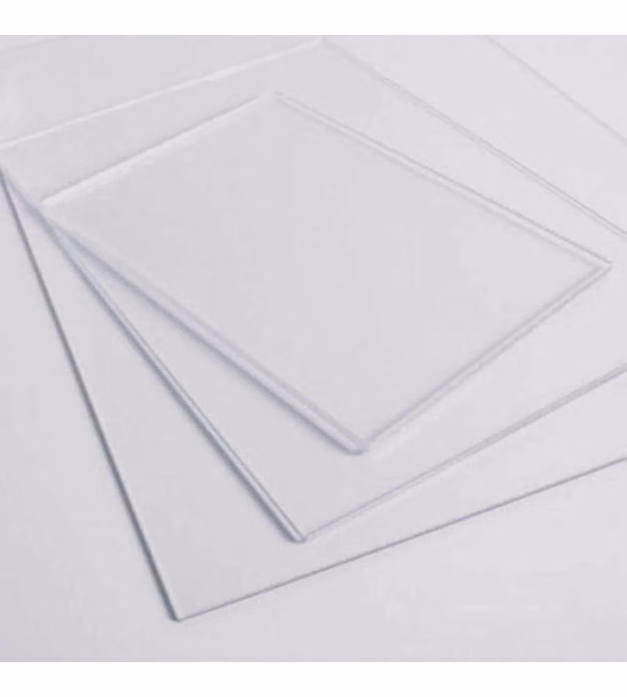 VETRONOVA Polistirolo liscio trasparente 2mm 1500x500 versatile e resistente