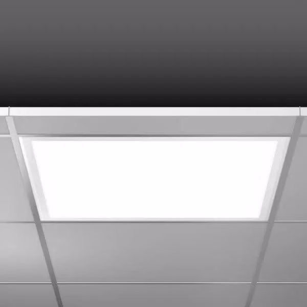 RZB Sidelite ECO, 30 W, 2600 lm, 827-865, bianco, faretti da incasso a soffitto smart+free, L 622 P 622, 115°/111°, plastica (PMMA) opalina 312274.002.2.730