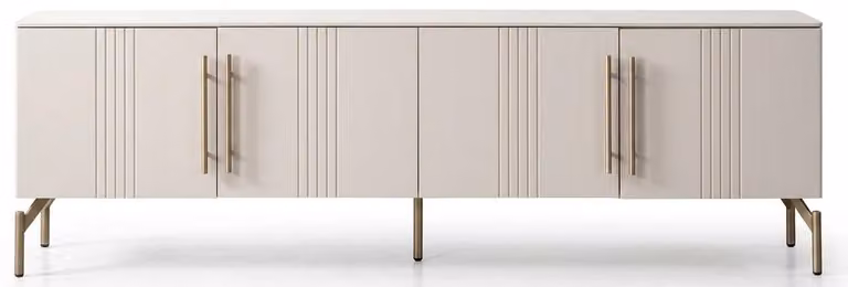 Televisore, design moderno, grigio, confortevole, pratico, ideale per la camera da letto