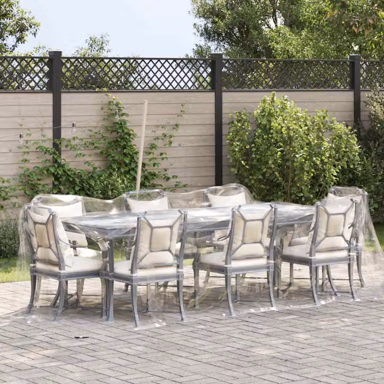 vidaXL Telone Trasparente con Occhielli 2x5 m in PVC