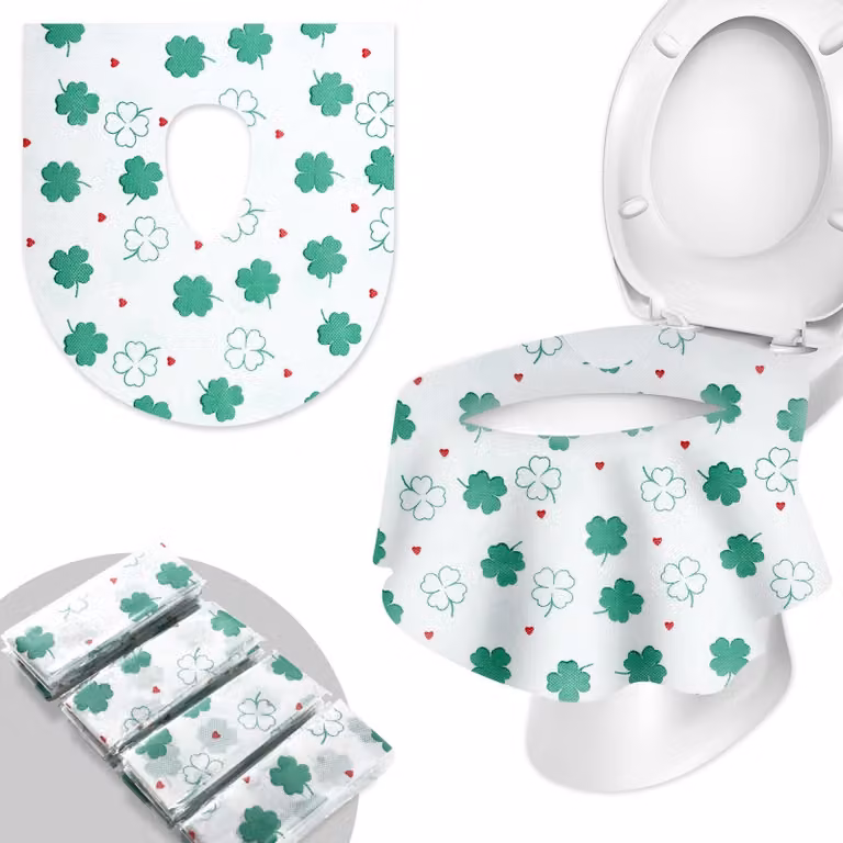 WUFANC, 20 pezzi di copripadiglioni per WC monouso, copriwater usa e getta