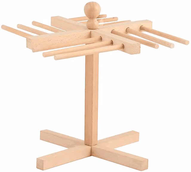 Stendipasta Imperia in legno color beige