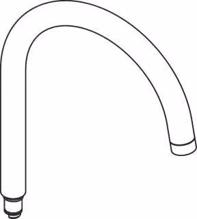 Hansgrohe bocca Axor Uno 2 miscelatore lavello acciaio