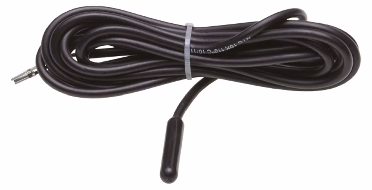Sensore di temperatura ambiente NTC10K con cavo TPV, lunghezza 2,0 metri, range di temperatura da -50 a +110 °C, grado di protezione IP65