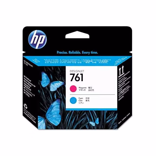 HP 761 Magenta e Ciano, Testina di Stampa Originale