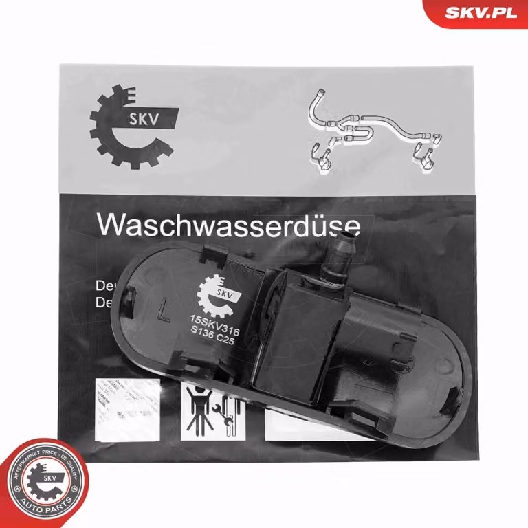 ugello lavavetri AUDI A1 A3 A4 A6 A8 Q7 TT VW Passat CC, 8J0955987G, anteriore