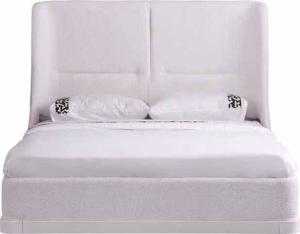 Schlafzimmerbett Polsterbett Bett Bettrahmen Doppelbett Holzbett Weiß