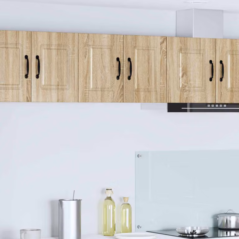 Set di 2 armadietti a muro vidaXL PORTO moderni per cucina in legno marrone L/P/H: 40 x 31 x 30 cm