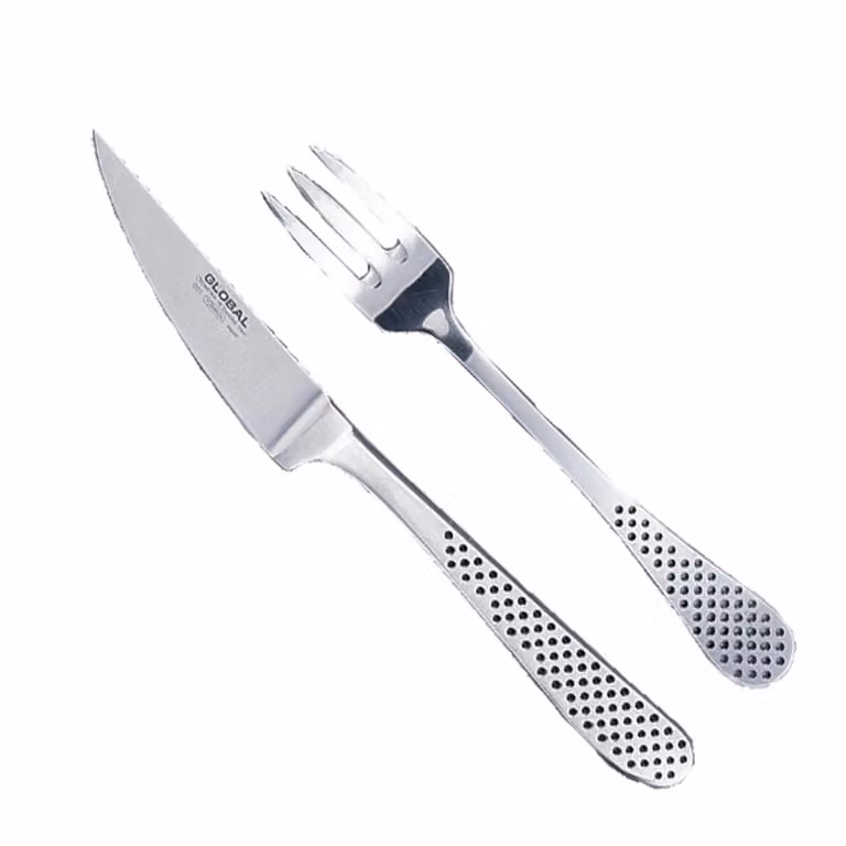 Set 4 posate da bistecca serie GS di Global