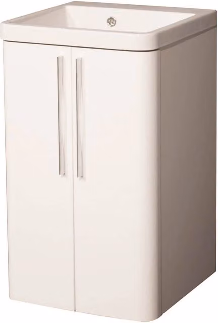 Mobile Lavatoio Montegrappa Novella Dipiù Bianco con 2 Ante L/P/H: 50,5 x 50,5 x 87 cm – 1