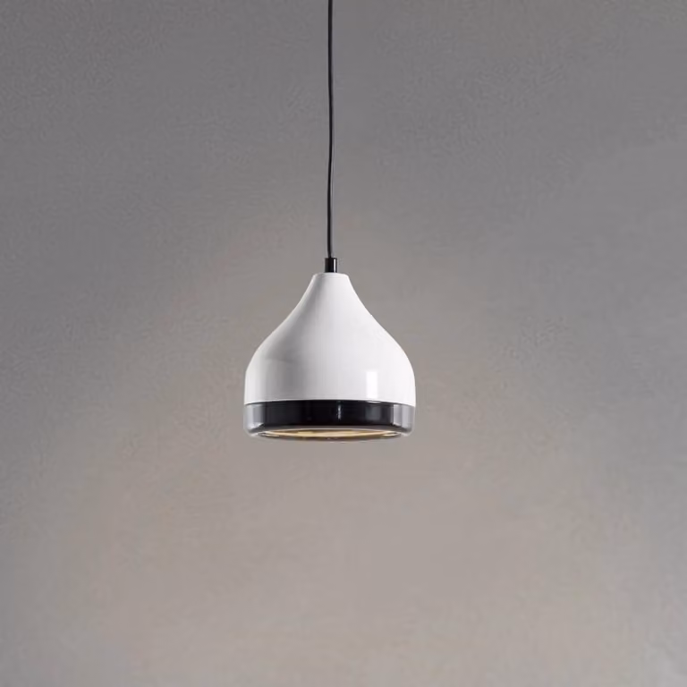 Lampada a sospensione Yildo 6868 Opviq, dimmerabile, Bianco / Opale, Soggiorno / Sala da pranzo, Metallo, Moderno, Lampada a sospensione