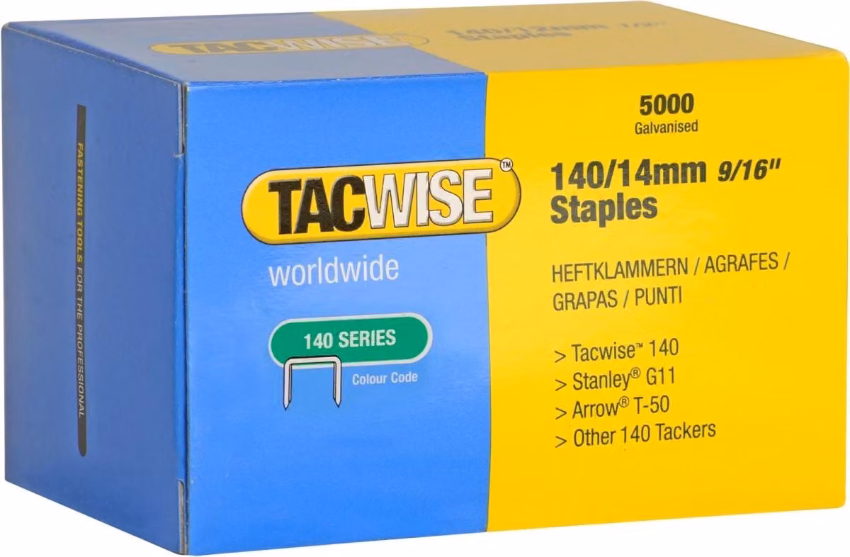 TACWISE 344 Graffe TACWISE 140/14 mm, zincate, 5.000 pezzi