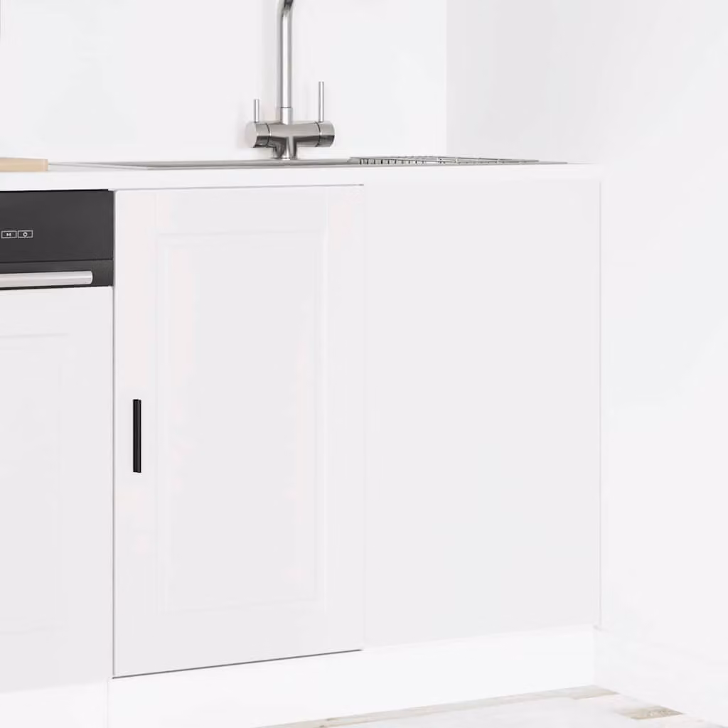 Base da cucina moderna vidaXL in legno multistrato e MDF bianco opaco L: 46,0 cm, P: 46,0 cm, H: 81,5 cm