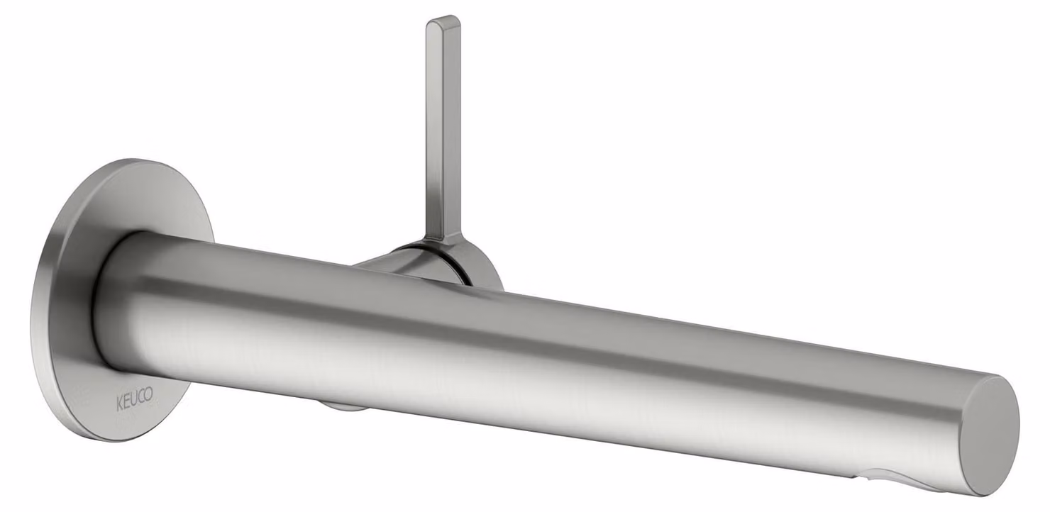 KEUCO EDITION 400 Mitigeur monocommandé pour lavabo, encastré pour montage mural, saillie 243mm, 51516062101, 51516062101