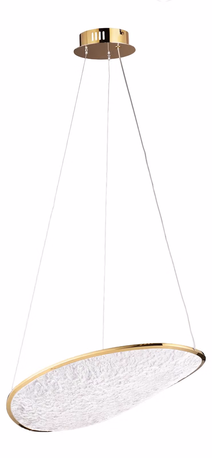 Lampada a sospensione LED EMPIRE dorata 17 W, luce calda 789 lm, acrilico, dimensioni: 220x47x33 cm, IP20, Maxlight