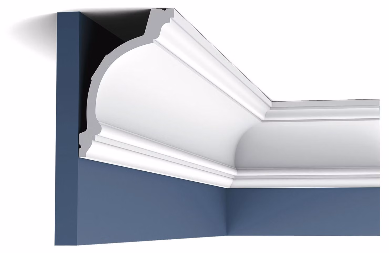 Orac Decor C217 Modanatura angolare Luxxus Modanatura decorativa Modanatura per stucchi Modanatura decorativa Modanatura per soffitti e pareti Classic | 2 metri