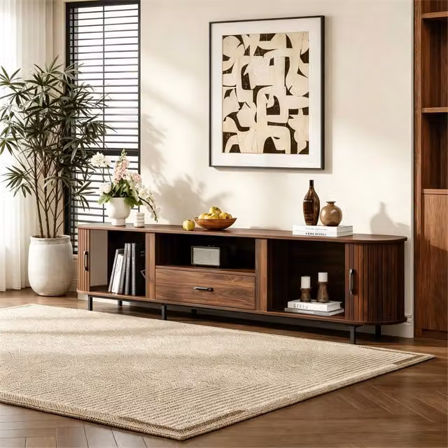 Mobile TV ¨C Minimal ¨C 180x40x50cm MDF bianco design per soggiorno