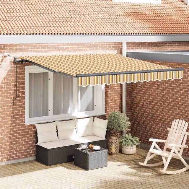 Tenda retrattile Multicolore 300 x 250 cm Poliestere 3330022