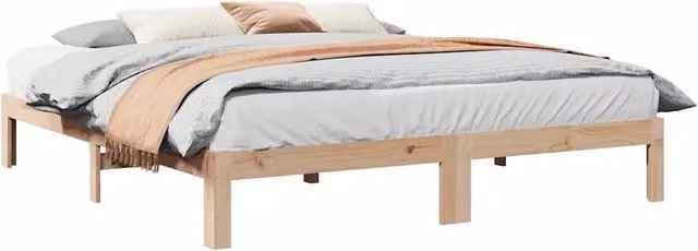 Giroletto senza Materasso 180x200 cm in Legno Massello di Pino 859223