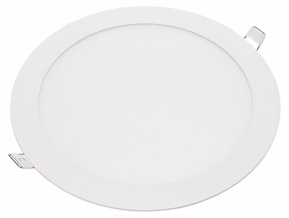 Pannello LED Incasso 205Cm 18Watt Slim Tondo Soffitto Alimentatore Incluso - Temperatura colore Lampada 6000K Bianco Freddo