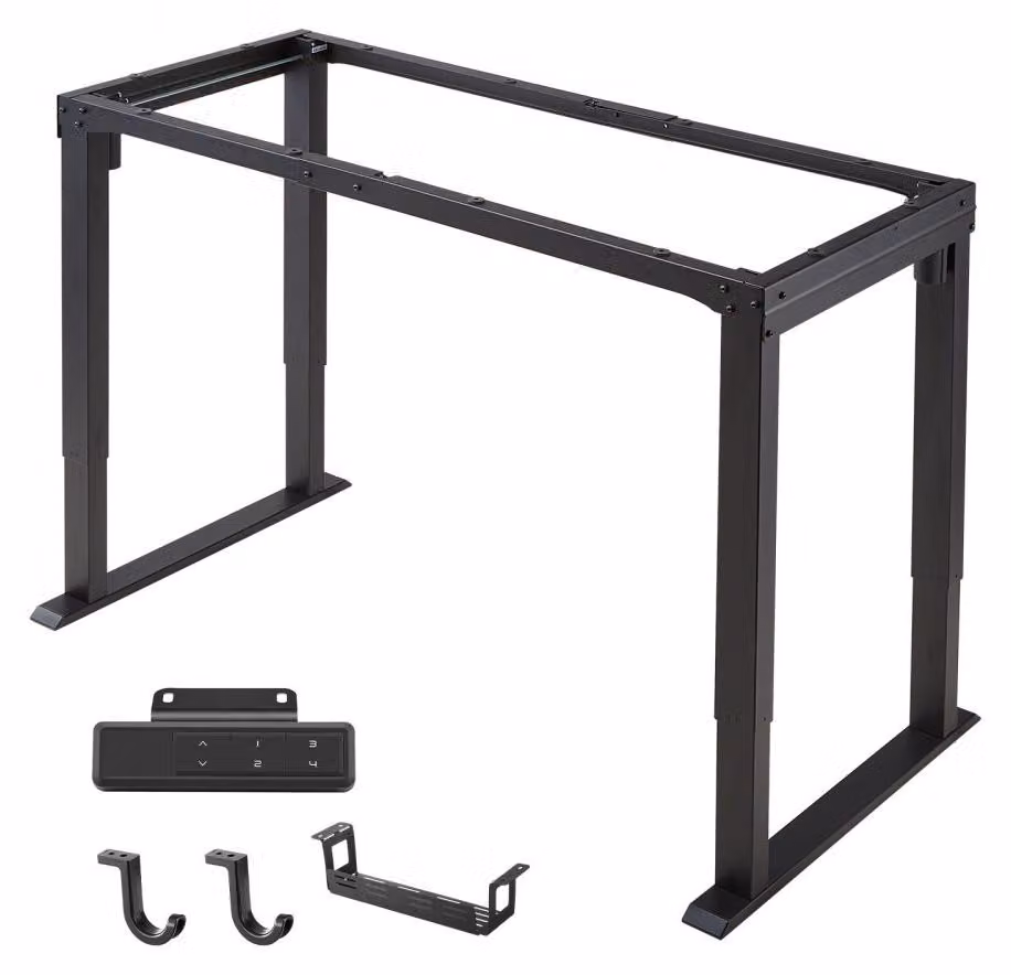 Struttura regolabile elettricamente - Intervallo di altezza: 70-117 cm - Capacità di carico: 80 kg