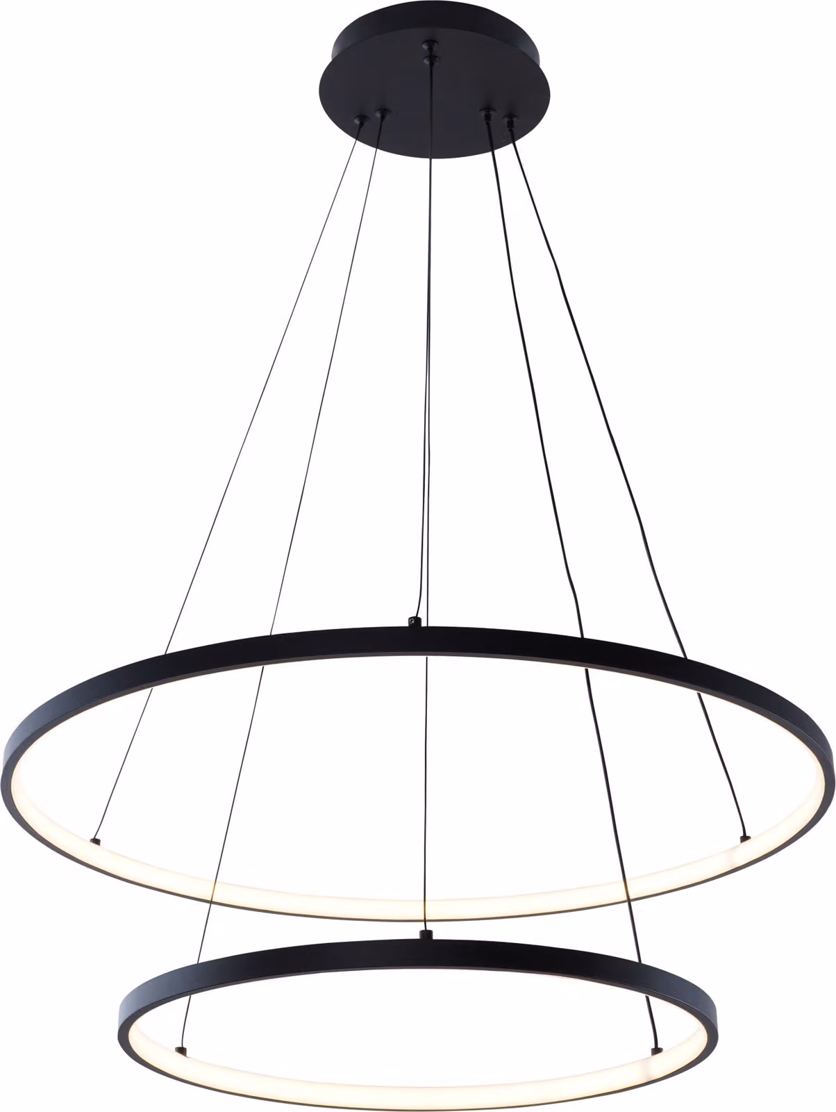 Lampada a sospensione LED 50W BRENO 18140BK-2, serie Zuma