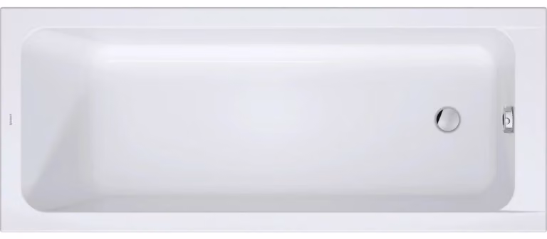 Duravit D-Code baignoire, 1700x700mm, rectangulaire, version encastrable, 155 litres, 1 inclinaison du dossier, blanc ultra-brillant, 700670000000000, 700670000000000