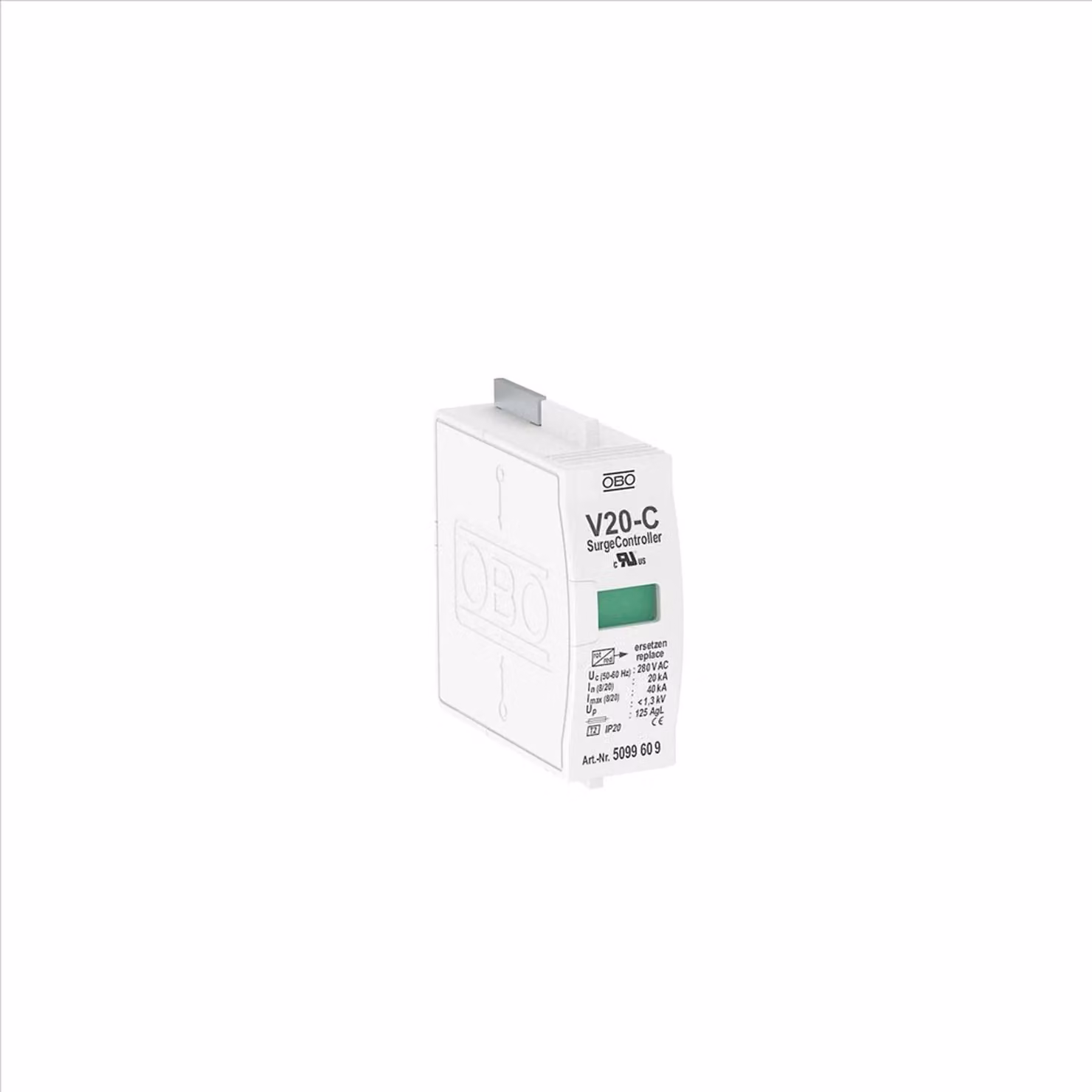 OBO SurgeController, V20, parte superiore, 280 V, 1 pz.