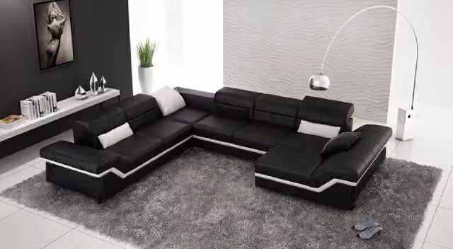 Ledersofa Xxl Wohnlandschaft Ecksofa Design Sofa Couch Garnitur Eckcouch