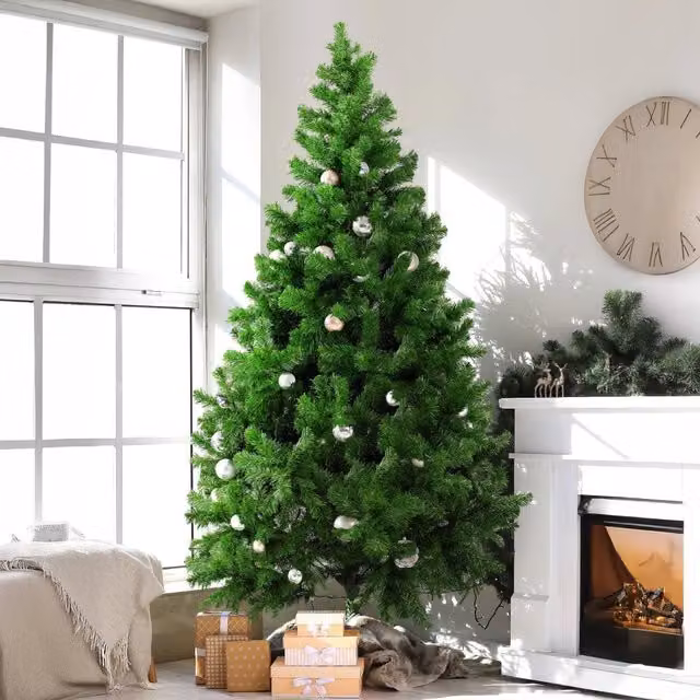 Albero di Natale Evergreen DMORA Verde L: 109 cm, H: 180 cm