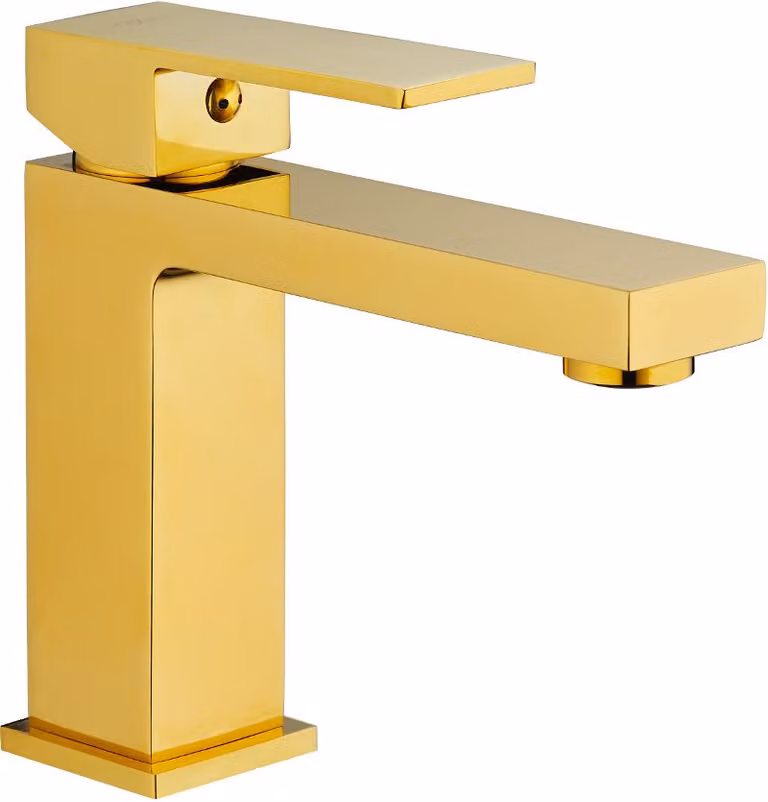 Mexen Uno batteria lavabo, dorata - 71400-50