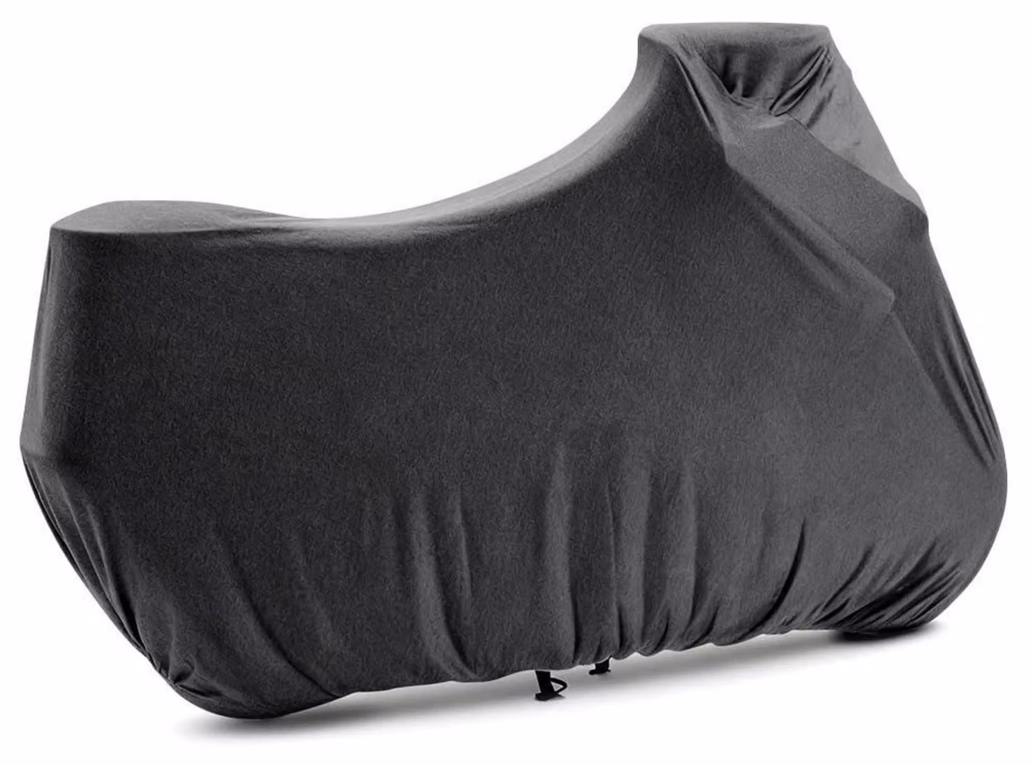 Copertura protettiva per moto, da interno, in tessuto elasticizzato, colore grigio scuro, dimensioni 245x104x125 cm