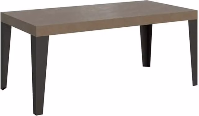 Tavolo allungabile Itamoby Flame Premium color beige e antracite L: 200-460 cm, P: 90 cm